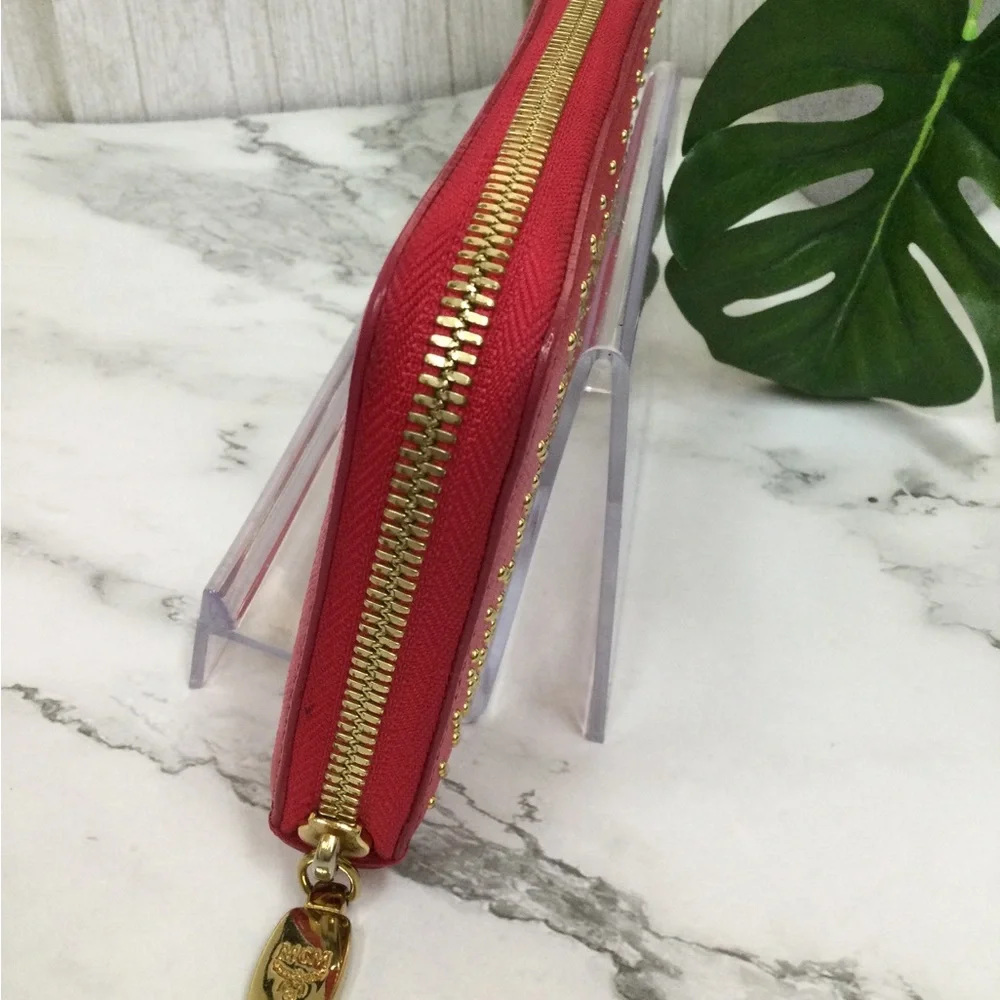 MCM pink studded